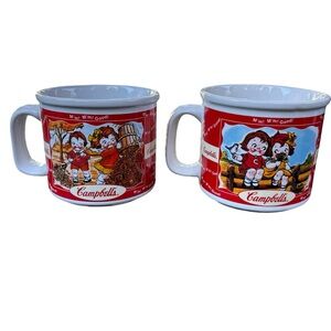 Vintage 2000 Campbells Soup mugs set of 2